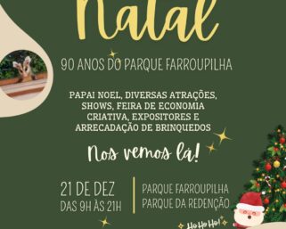 Saruê Festival de Natal celebra os 90 anos do Parque Farroupilha com cultura, música, solidariedade e espírito natalino
